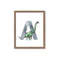 Picture of Green Dino A  _GroupedProduct_Rectangle_Portrait_Mini_ _GroupedProduct_Rectangle_Portrait_Framed_Matted_