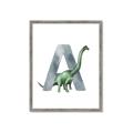 Picture of Green Dino A  _GroupedProduct_Rectangle_Portrait_Mini_ _GroupedProduct_Rectangle_Portrait_Framed_Matted_
