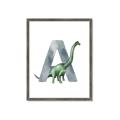 Picture of Green Dino A  _GroupedProduct_Rectangle_Portrait_Mini_ _GroupedProduct_Rectangle_Portrait_Framed_Matted_