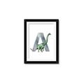 Picture of Green Dino A  _GroupedProduct_Rectangle_Portrait_Mini_ _GroupedProduct_Rectangle_Portrait_Framed_Matted_