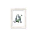 Picture of Green Dino A  _GroupedProduct_Rectangle_Portrait_Mini_ _GroupedProduct_Rectangle_Portrait_Framed_Matted_