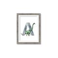 Picture of Green Dino A  _GroupedProduct_Rectangle_Portrait_Mini_ _GroupedProduct_Rectangle_Portrait_Framed_Matted_