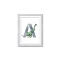 Picture of Green Dino A  _GroupedProduct_Rectangle_Portrait_Mini_ _GroupedProduct_Rectangle_Portrait_Framed_Matted_