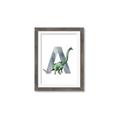 Picture of Green Dino A  _GroupedProduct_Rectangle_Portrait_Mini_ _GroupedProduct_Rectangle_Portrait_Framed_Matted_