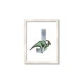 Picture of Green Dino J  _GroupedProduct_Rectangle_Portrait_Mini_ _GroupedProduct_Rectangle_Portrait_Framed_Matted_