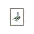 Picture of Green Dino J  _GroupedProduct_Rectangle_Portrait_Mini_ _GroupedProduct_Rectangle_Portrait_Framed_Matted_