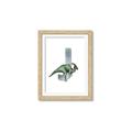 Picture of Green Dino J  _GroupedProduct_Rectangle_Portrait_Mini_ _GroupedProduct_Rectangle_Portrait_Framed_Matted_