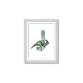 Picture of Green Dino J  _GroupedProduct_Rectangle_Portrait_Mini_ _GroupedProduct_Rectangle_Portrait_Framed_Matted_