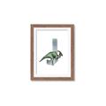 Picture of Green Dino J  _GroupedProduct_Rectangle_Portrait_Mini_ _GroupedProduct_Rectangle_Portrait_Framed_Matted_