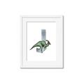 Picture of Green Dino J  _GroupedProduct_Rectangle_Portrait_Mini_ _GroupedProduct_Rectangle_Portrait_Framed_Matted_