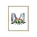Picture of Green Dino M  _GroupedProduct_Rectangle_Portrait_Mini_ _GroupedProduct_Rectangle_Portrait_Framed_Matted_