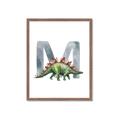 Picture of Green Dino M  _GroupedProduct_Rectangle_Portrait_Mini_ _GroupedProduct_Rectangle_Portrait_Framed_Matted_