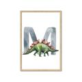 Picture of Green Dino M  _GroupedProduct_Rectangle_Portrait_Mini_ _GroupedProduct_Rectangle_Portrait_Framed_Matted_