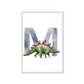 Picture of Green Dino M  _GroupedProduct_Rectangle_Portrait_Mini_ _GroupedProduct_Rectangle_Portrait_Framed_Matted_
