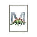 Picture of Green Dino M  _GroupedProduct_Rectangle_Portrait_Mini_ _GroupedProduct_Rectangle_Portrait_Framed_Matted_