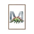 Picture of Green Dino M  _GroupedProduct_Rectangle_Portrait_Mini_ _GroupedProduct_Rectangle_Portrait_Framed_Matted_