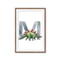 Picture of Green Dino M  _GroupedProduct_Rectangle_Portrait_Mini_ _GroupedProduct_Rectangle_Portrait_Framed_Matted_