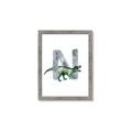 Picture of Green Dino N  _GroupedProduct_Rectangle_Portrait_Mini_ _GroupedProduct_Rectangle_Portrait_Framed_Matted_