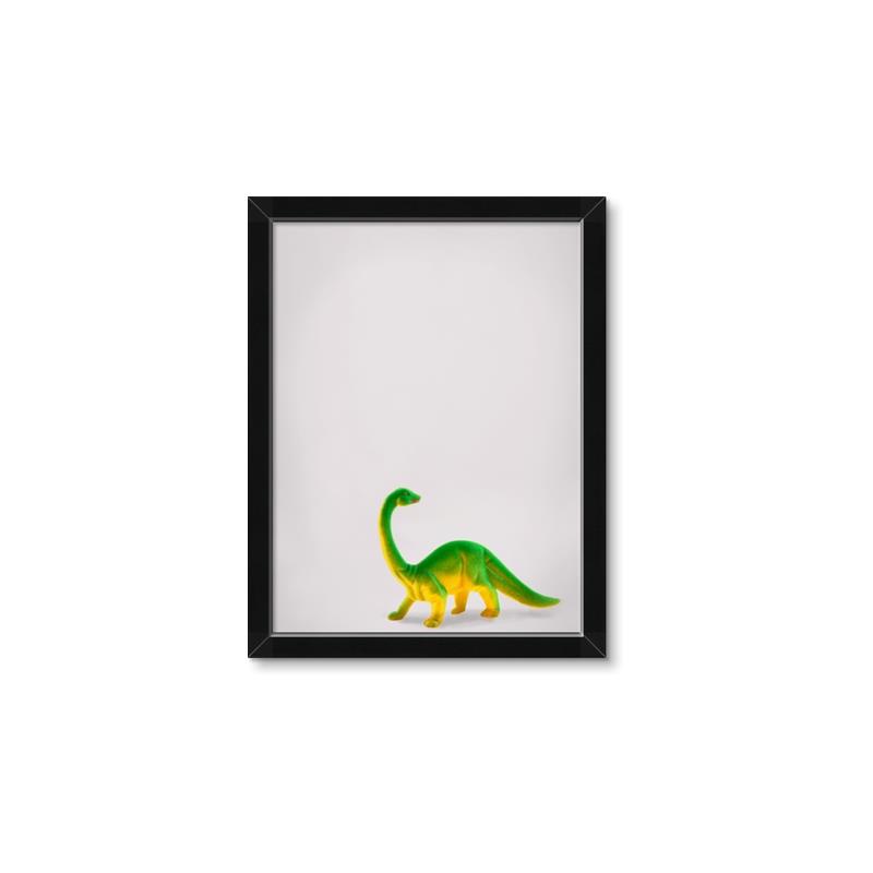 Picture of Toy Brontosaurus _GroupedProduct_Rectangle_Portrait_Mini_ _GroupedProduct_Rectangle_Portrait_Framed_Matted_
