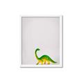 Picture of Toy Brontosaurus _GroupedProduct_Rectangle_Portrait_Mini_ _GroupedProduct_Rectangle_Portrait_Framed_Matted_