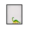 Picture of Toy Brontosaurus _GroupedProduct_Rectangle_Portrait_Mini_ _GroupedProduct_Rectangle_Portrait_Framed_Matted_