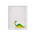 Picture of Toy Brontosaurus _GroupedProduct_Rectangle_Portrait_Mini_ _GroupedProduct_Rectangle_Portrait_Framed_Matted_