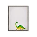 Picture of Toy Brontosaurus _GroupedProduct_Rectangle_Portrait_Mini_ _GroupedProduct_Rectangle_Portrait_Framed_Matted_