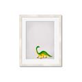 Picture of Toy Brontosaurus _GroupedProduct_Rectangle_Portrait_Mini_ _GroupedProduct_Rectangle_Portrait_Framed_Matted_