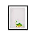 Picture of Toy Brontosaurus _GroupedProduct_Rectangle_Portrait_Mini_ _GroupedProduct_Rectangle_Portrait_Framed_Matted_