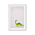 Picture of Toy Brontosaurus _GroupedProduct_Rectangle_Portrait_Mini_ _GroupedProduct_Rectangle_Portrait_Framed_Matted_