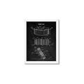 Picture of Hockey Puck Blueprint _GroupedProduct_Rectangle_Portrait_Mini_ _GroupedProduct_Rectangle_Portrait_Framed_Matted_