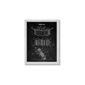 Picture of Hockey Puck Blueprint _GroupedProduct_Rectangle_Portrait_Mini_ _GroupedProduct_Rectangle_Portrait_Framed_Matted_