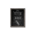 Picture of Hockey Puck Blueprint _GroupedProduct_Rectangle_Portrait_Mini_ _GroupedProduct_Rectangle_Portrait_Framed_Matted_