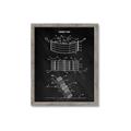 Picture of Hockey Puck Blueprint _GroupedProduct_Rectangle_Portrait_Mini_ _GroupedProduct_Rectangle_Portrait_Framed_Matted_