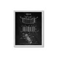 Picture of Hockey Puck Blueprint _GroupedProduct_Rectangle_Portrait_Mini_ _GroupedProduct_Rectangle_Portrait_Framed_Matted_
