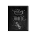Picture of Hockey Puck Blueprint _GroupedProduct_Rectangle_Portrait_Mini_ _GroupedProduct_Rectangle_Portrait_Framed_Matted_