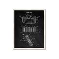 Picture of Hockey Puck Blueprint _GroupedProduct_Rectangle_Portrait_Mini_ _GroupedProduct_Rectangle_Portrait_Framed_Matted_