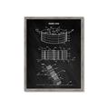 Picture of Hockey Puck Blueprint _GroupedProduct_Rectangle_Portrait_Mini_ _GroupedProduct_Rectangle_Portrait_Framed_Matted_