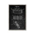 Picture of Hockey Puck Blueprint _GroupedProduct_Rectangle_Portrait_Mini_ _GroupedProduct_Rectangle_Portrait_Framed_Matted_