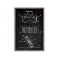 Picture of Hockey Puck Blueprint _GroupedProduct_Rectangle_Portrait_Mini_ _GroupedProduct_Rectangle_Portrait_Framed_Matted_