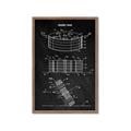 Picture of Hockey Puck Blueprint _GroupedProduct_Rectangle_Portrait_Mini_ _GroupedProduct_Rectangle_Portrait_Framed_Matted_