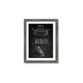 Picture of Hockey Puck Blueprint _GroupedProduct_Rectangle_Portrait_Mini_ _GroupedProduct_Rectangle_Portrait_Framed_Matted_
