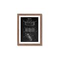 Picture of Hockey Puck Blueprint _GroupedProduct_Rectangle_Portrait_Mini_ _GroupedProduct_Rectangle_Portrait_Framed_Matted_