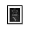 Picture of Hockey Puck Blueprint _GroupedProduct_Rectangle_Portrait_Mini_ _GroupedProduct_Rectangle_Portrait_Framed_Matted_