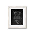 Picture of Hockey Puck Blueprint _GroupedProduct_Rectangle_Portrait_Mini_ _GroupedProduct_Rectangle_Portrait_Framed_Matted_