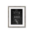 Picture of Hockey Puck Blueprint _GroupedProduct_Rectangle_Portrait_Mini_ _GroupedProduct_Rectangle_Portrait_Framed_Matted_
