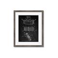 Picture of Hockey Puck Blueprint _GroupedProduct_Rectangle_Portrait_Mini_ _GroupedProduct_Rectangle_Portrait_Framed_Matted_