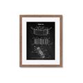 Picture of Hockey Puck Blueprint _GroupedProduct_Rectangle_Portrait_Mini_ _GroupedProduct_Rectangle_Portrait_Framed_Matted_