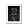 Picture of Hockey Puck Blueprint _GroupedProduct_Rectangle_Portrait_Mini_ _GroupedProduct_Rectangle_Portrait_Framed_Matted_
