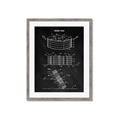 Picture of Hockey Puck Blueprint _GroupedProduct_Rectangle_Portrait_Mini_ _GroupedProduct_Rectangle_Portrait_Framed_Matted_